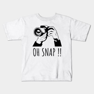 Oh Snap Photography Kids T-Shirt